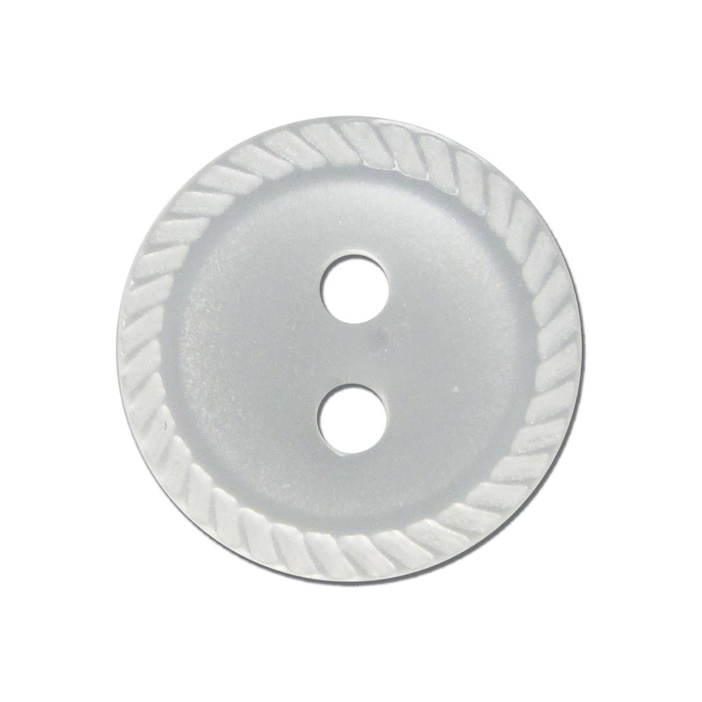 Slimline Buttons Pearl 2 Hole S6  1/2"/12 mm